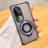 Funda Protectora Transparente Y Antichoque Para OPPO Reno 10 11 12 Realme 13 pro plus Con Soporte Magnético Y Anillo - details 10