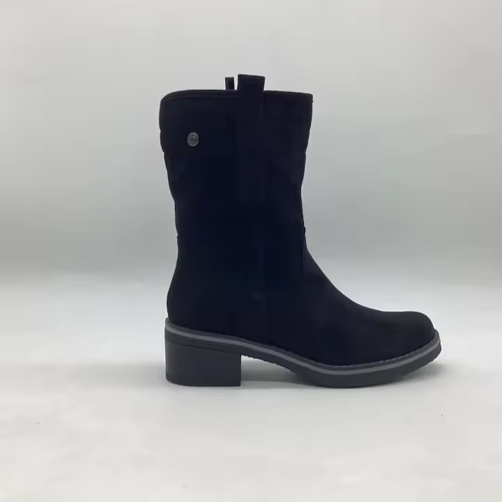 Virucci - Botines Casual de Mujer Cómodas Modernas VRA-1071 disponible en Cuero, Negro - 1