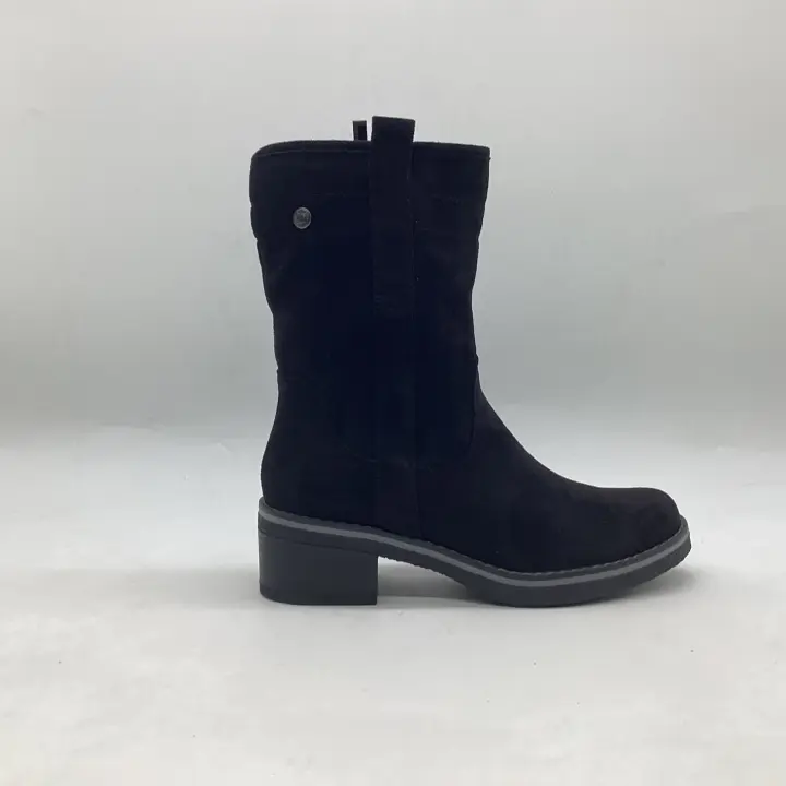 Virucci - Botines Casual de Mujer Cómodas Modernas VRA-1071 disponible en Cuero, Negro - 1