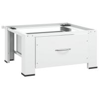Pedestal Doble de la Lavadora y la Secadora Blanco Soporte Mueble Base Capacidad de carga 100 kg,  100 kg con estantes,  100 kg con cajón y mas - details 4