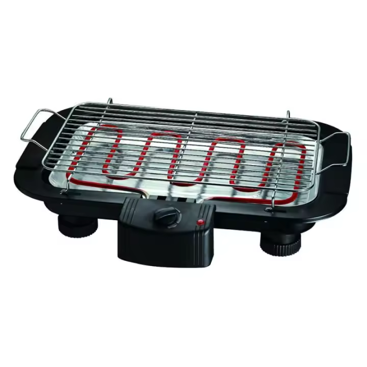 EDM Barbacoa Eléctrica Sobremesa Portátil Negra 2000W 07644 - 1