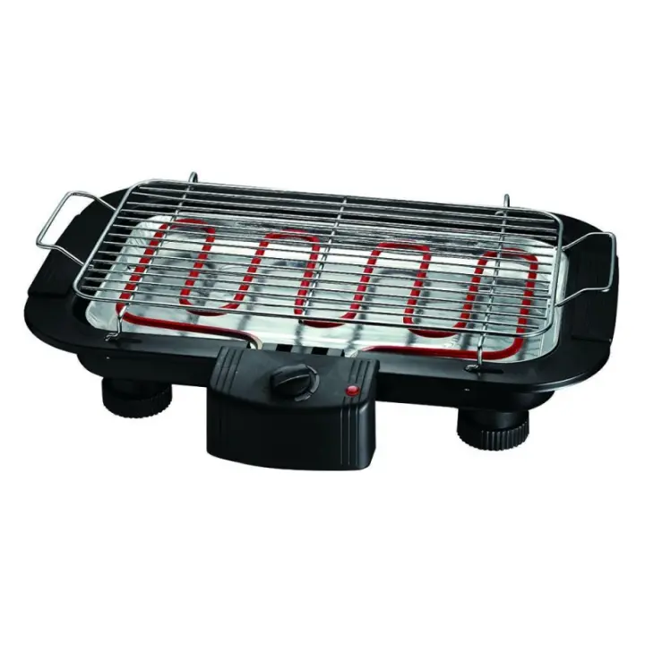 EDM Barbacoa Eléctrica Sobremesa Portátil Negra 2000W 07644 - 1