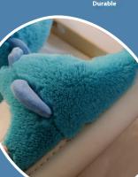 Zapatillas De Algodón De Pato Duna No Slip Cómodas Y Cálidas Para Uso Indoor Unisex Con Peluche Diseño De Pato Duna Para Parejas Y Familias - details 7
