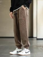 Nuevos Pantalones De Corduroy Para Hombre Otoño Invierno Estilo Callejero Holgado Casuales Pantalones De Jogger Talla plus Hasta 8XL - details 22