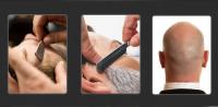 Soporte Para Afeitadora Retro Para Hombres Herramienta De Corte De Cabello Acero Inoxidable Mango Cuchillo Recto Barber Razor Holder - details 1