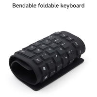 Teclado Móvil Mini 85 Teclas Flexibles Impermeables De Silicona Suave Para Juego Y Laptop Teclado Cableado USB Para MacBook Estilo Ergonómico Plegable - details 5