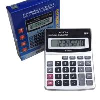 Calculadora De Escritorio Dual Solar Y Batería Con Pantalla Grande De 8 Dígitos Para Estudiantes Y Finanzas Suministros De Regreso a La Escuela Estilo General Propósito Material Plástico Colores Verdes Morados Rosa Blanco - details 0