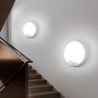 Lámpara De Pared Moderna Con Sensor De Movimiento Humano IP65 Impermeable LED Para Exterior Balcón Escaleras Courtyard - details 15