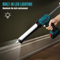 Pistola de Calafateo Inalámbrica 21V Profesional, 4 Velocidades Ajustables Anti-Goteo, Batería 2.0Ah + Cargador, Luz LED - Cartucho 300ml / 10oz, Certificado EN 16128 (-10°C a 40°C)​ - details 0