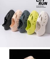 Sandalias De Hombre EVA Cómodas Y Suaves Zapatillas De Jardín Con Agujeros Para Parejas Zapatos De Playa Con Suela De Goma Talla True - details 20