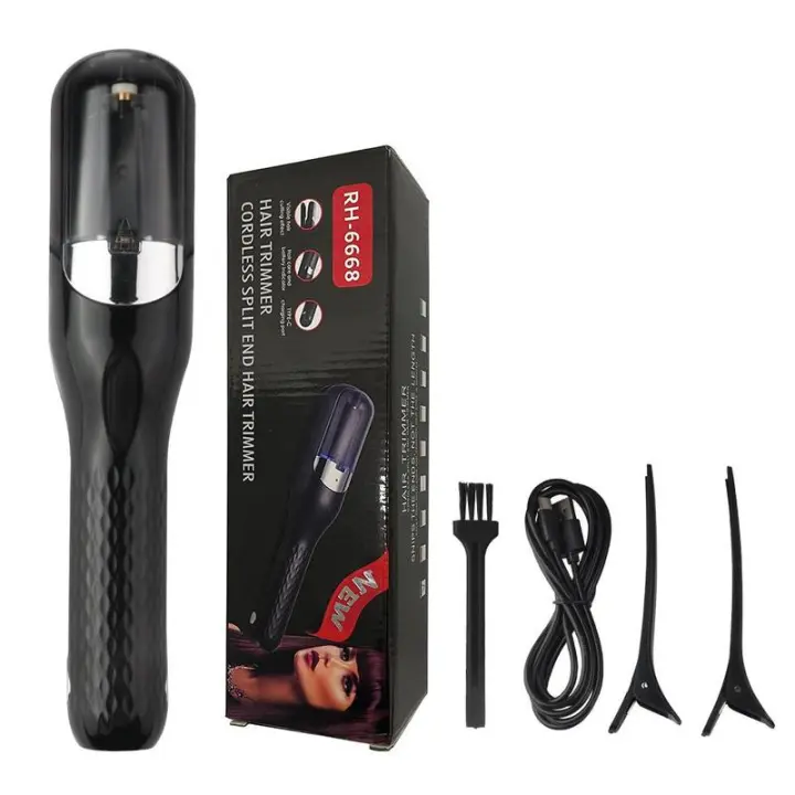 2 Cortadores de Puntas de Cabello Eléctricos Automáticos en 1 Recargables Multifuncionales con Control de Bordes Tipo C - 1
