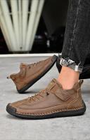 Zapatos De Cuero Para Hombre Hechos a Mano Transpirables Zapatos Casuales Cómodos Para Caminar Sneakers De Marca Lujo Tamaño Grande 38-48 - details 19