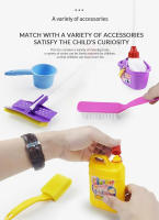 Juego De Limpieza Para Niños Con Cepillo De Maquillaje Y Escoba Mini Juguete Educativo Para Niñas Y Niños Set De Lavadora De Juguetes Para Jardín De Infantes - details 7