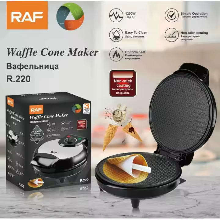 Máquina para hacer rollitos de huevo para el desayuno, máquina para hacer rollitos de helado, máquina eléctrica para hacer panqueques, máquina para hacer rollitos de primavera con piel de helado - 1