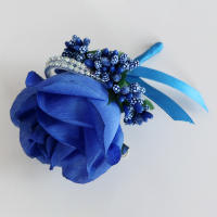 Broche De Silken Artificial Para Mujer Y Hombre Corsé De Mano Flor De Boda Decoración De Fiesta Para Novio Y Novia - details 20