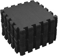 Pack 9 Baldosas EVA 30x30 cm – Alfombra Puzzle de Espuma Antigolpes, Suelo Protector Antideslizante y Aislante – Colores Rojo Claro, Azul, Verde y Amarillo O NEGRO – Ideal para Gimnasio, Juegos, Camping y Hogar - details 1
