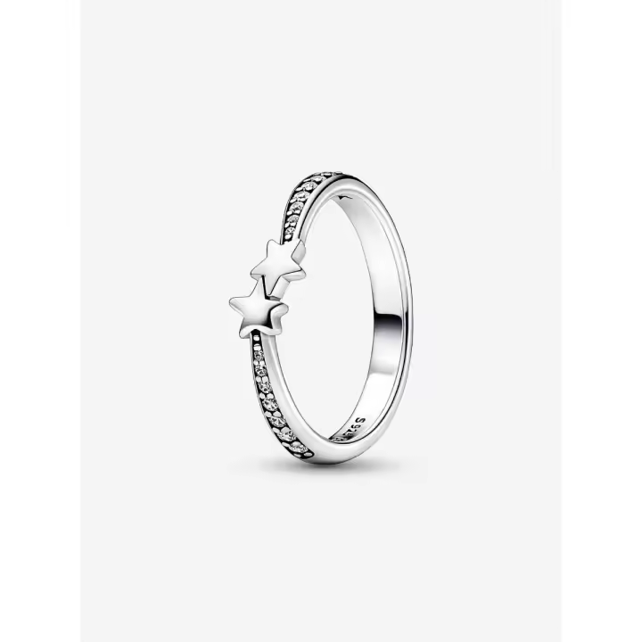 Pandora - Anillo Brillante de Estrellas Fugaces - Plata de Lei - 1