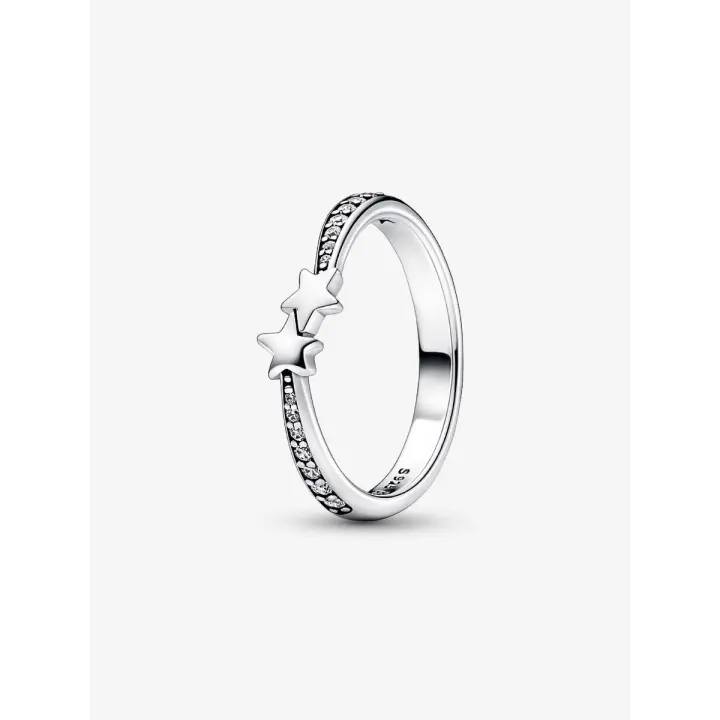 Pandora - Anillo Brillante de Estrellas Fugaces - Plata de Lei - 1