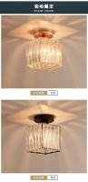 Lámpara De Techo Creativa De Cristal Negro/Oro Moderna Para Sala De Estar Pasillo Aisle Dormitorio Iluminación Interior Instalación Suelta Fuente De Alimentación AC - details 10