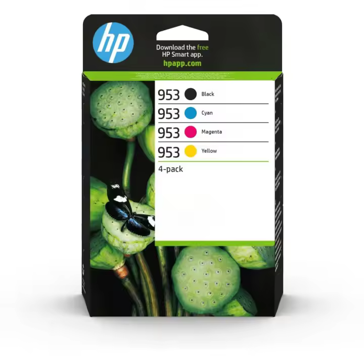 TINTA HP 953 PACK AHORRO NEGRO CIAN MAGENTA AMARILLO - 1