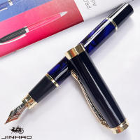 Pluma De Escritura JINHAO 500 De Lujo Regalo Mejor Oficina Suministros Metal Iridio Azul Suave Suministros De Escritura - details 1