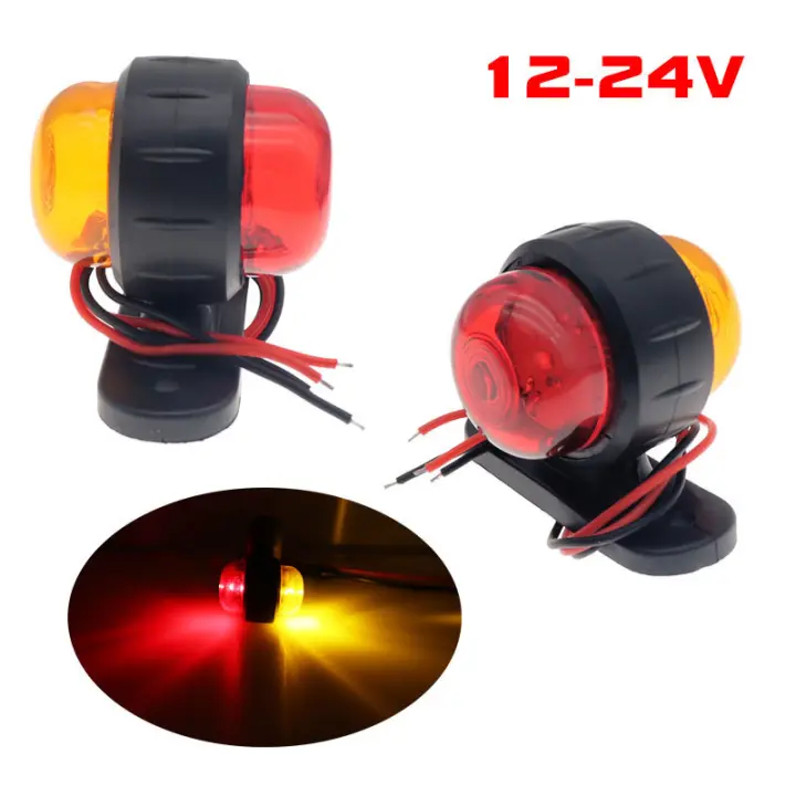 Luz Indicadora De Lateral LED 12V/24V Para Camiones Camiões Luz De Segurança De Señalización Universal Para Camiones Autobuses Y Caravanas - 1