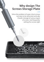 Organizador De Tornillos Qianli Con Almacenamiento Vertical Y Magnéticos Suaves/Duros Alta Eficiencia Extracción De Tornillos Para Teléfonos - details 1