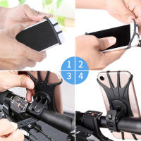 Soporte Universal Para Móvil De Silicona Elástica Antigolpes Para Ciclismo Montar En Bicicleta Motocicleta DVR GPS Con Soporte De Montura En Bicicleta - details 5