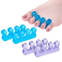 Kit De Pedicura Con 4 Separadores De Dedos Para Uñas Y Bunion Gel Suave Divisores De Dedos Para Cuidado De Los Pies - details 10