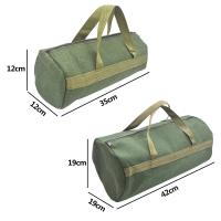 Bolsa Organizadora De Herramientas De Lona Multiusos Para Electricistas Y Mecánicos Bolsa Portátil Para Destornilladores Y Llaves De Fijación Resistentes Al Desgaste - details 8