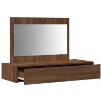 Mesa de tocador colgante vidaXL Marrón Roble 100x40x70 cm - details 3