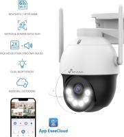 NIVIAN Cámara de Seguridad WiFi-6 2K Super HD para Exterior – Visión Nocturna Dual, Detección Inteligente con IA, Seguimiento Automático, Audio Bidireccional y Resistencia IP66. para Kit CCTV - details 0