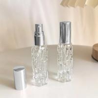 Botella De Perfume De Vidrio Recargable 10ml Con Cabeza De Pulverización De Aluminio Dispensador De Perfume Vaciado - details 2