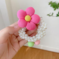 Cinta Elástica De Pelo Con Corona De Perlas Para Niñas Accesorios De Cabello De Moda Para Niños Cuidado Personal Y Belleza - details 14
