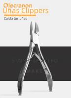 1Pcs Cortauñas Plancha De Toenails Plata Herramienta De Manicura Y Pedicura Para Eliminar Piel Muerta Con Cortauñas Y Clipper - details 0