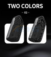 Funda De Llave De Coche En Fibra De Carbono ABS Para VW Volkswagen Golf 8 Mk8 Koda Octavia Cubierta Para Llave Inteligente Sin Llave De Reserva Accesorios De Carrocería - details 3
