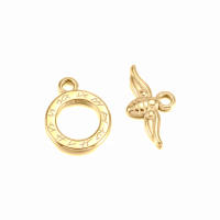 5pcs Hebilla De Acero Inoxidable Para Pulsera De Cuero Y Silicona Hebilla De Cadena Para DIY Joyería Calottes Crimps Clasp - details 15