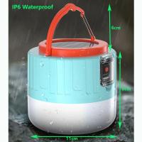 Lámpara De Camping LED Solar Impermeable Recargable Portátil Lanterna Luz De Emergencia Farol De Mercado Bombilla Ahorradora De Energía - details 0
