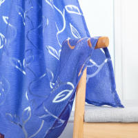 Cortinas De Tulle Sombreadas Con Vinateras Para Decoración De Sala De Estar Y Cocina Modernas Cortinas De Voile Organza Transparentes Para Ventanas Estilo Europeo Y Americano - details 24