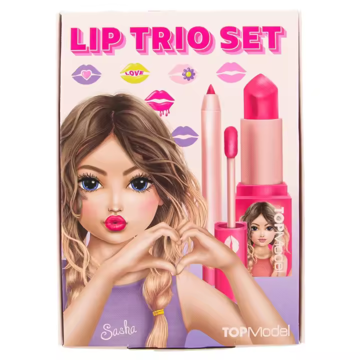TOP MODEL TRÍO LABIAL BEAUTY AND ME, 0012812, TIENDA CON LICENCIA OFICIAL - 1