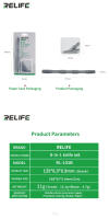 RELIFE RL-101B Conjunto De 8 En 1 Mango De Hoja Para Reparación De Placas Base De Teléfonos Móviles BGA Eliminador De Pegamento Herramienta De Escáner - details 7