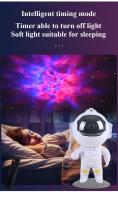 Proyector De Estrellas Astronáutico Luz Nocturna Galaxia Neblina Celeste LED Para Decoración De Habitación Infantil Con Timer - details 9