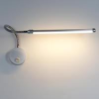 Lámpara De Pared LED 6W Para Lectura En La Habitación Con Interruptor De Giro 360 Grados Ajustable Aluminio AC90-260V Moderna - details 0