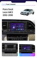 Junsun Android 13 inalámbrico CarPlay Android Auto Radio para Seat Leon MK3 5F 2012 2013 2014 2015 2016 2017 2018 Citroen C-Crosser coche Multimedia navegación GPS autorradio - details 3