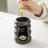 Encendedor De Aceite Esencial Y Velas De Cerámica Multifuncional Soporte Para Incienso Decoración Para Hogar Y Oficina Decoración Para Dormitorio - details 13