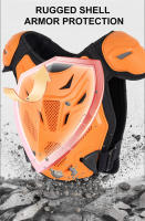 Chaleco De Protección Corporal Para Niños Y Niñas Motocross Armadura De Moto Tamaño Libre Negro/Blanco/Azul Apliicable a Ski Patinaje Y Motos - details 7