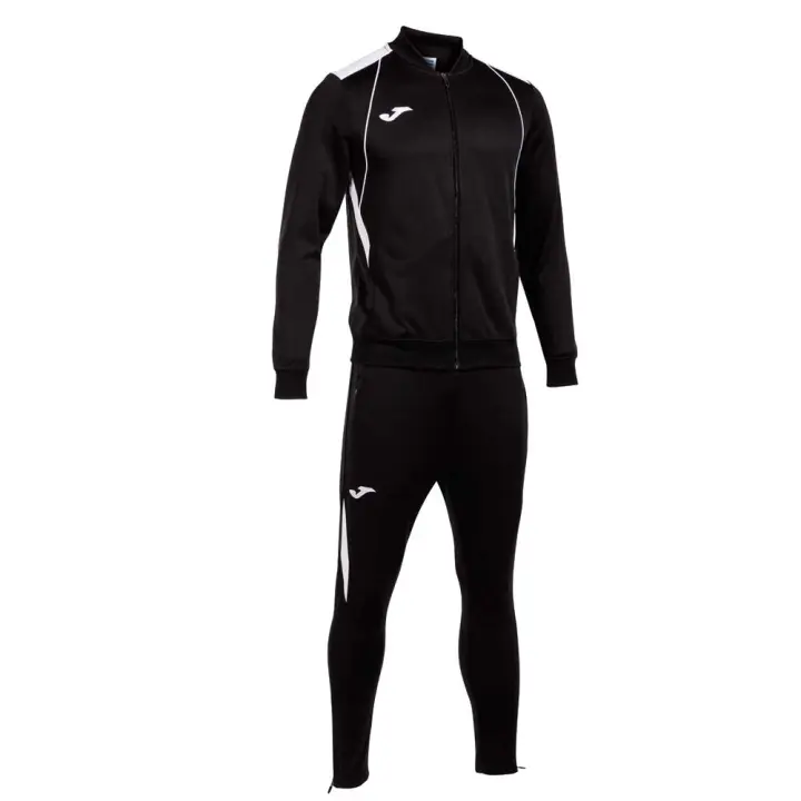 Joma Chandal Hombre CHAMPIONSHIP VII POLIESTER NEGRO DEPORTE ROPA DEPORTIVA CONJUNTOS - 1
