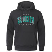 Sudadera Con Capucha Hombre Brooklyn New York 1898 Estampado Creativo Moda Oversize Cierre Sin Capucha Estilo Casual Para Todas Las Estaciones - details 0