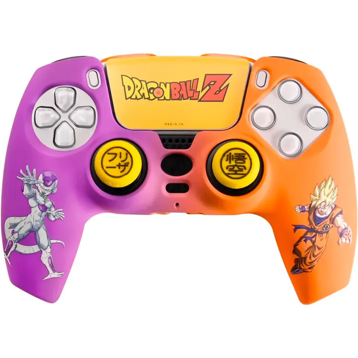 COMBO PACK DRAGON BALL ENEMIES PS5 + GRIPS + PEGATINA DRAGON BALL PS5  Fr-Tec - Blade - Funda mando Ps5 - 1