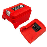 Lámpara Portátil De Trabajo Torcha Con Luz LED Y Puerto USB Doble Para Batería Milwaukee 18V También Funciona Como Power Bank Adaptador Convertidor - details 4
